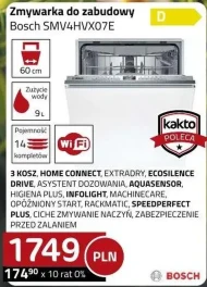 Zmywarka do zabudowy Bosch