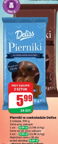 Pierniki w czekoladzie Delisse