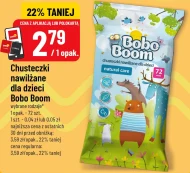 Chusteczki nawilżane Bobo boom