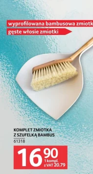 Szufelka ze zmiotką Bambus