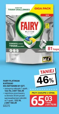 Kapsułki do zmywarki Fairy