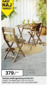 Zestaw mebli ogrodowych Solis