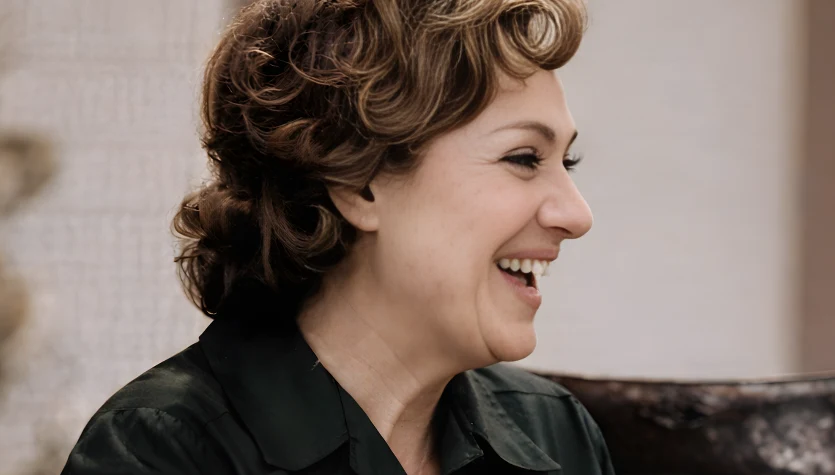 Irena Dziedzic podczas nagrywania "Tele-Echa" w 1971 roku