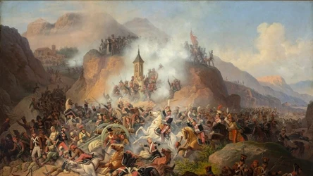 Bitwa pod Somosierrą, mal. January Suchodolski