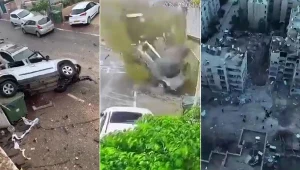 Potężny atak na Izrael. W sieci pojawiły się dramatyczne nagrania