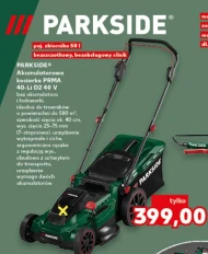 Акумуляторна косарка Parkside