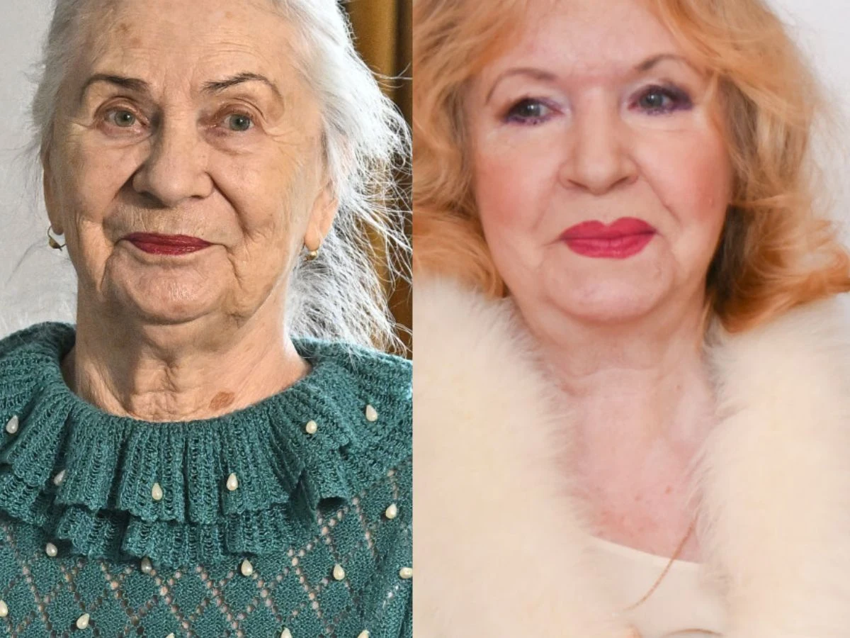 Ryszarda Gozdowska, Halina Kowalska Ryszarda Gozdowska i Halina Kowalska, dwie starsze kobiety w zbliżeniu, ubrane elegancko, z delikatnym uśmiechem.