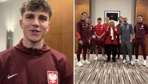 Sceny przed meczem Polaków. Pietuszewski i Olejnik przemówili jednym głosem