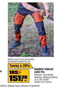 Spodnie robocze Lahti Pro