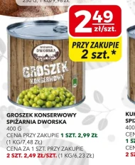 Консервований горошок Śpiżarnia Dworska