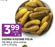 Ogórki kiszone Folia