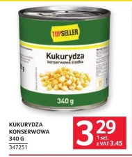 Kukurydza konserwowa TOPSELLER