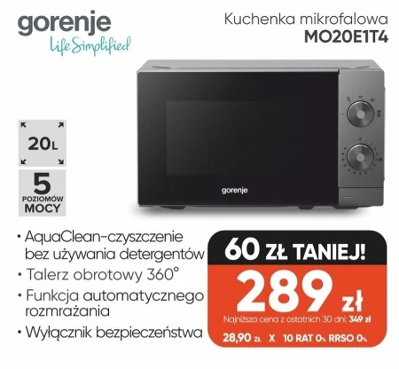 Мікрохвильова піч Gorenje
