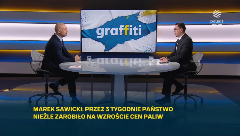 Motyka w "Graffiti" o obniżce podatków na paliwo: To najsilniejsze narzędzie