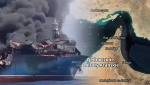 Eksplozja i pożar na pokładzie. Statek utknął w cieśninie Ormuz