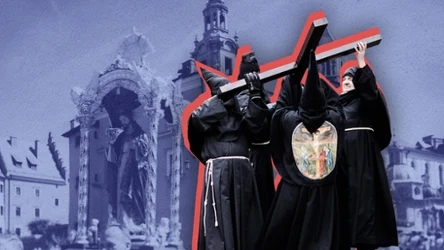 Arcybractwo Męki Pańskiej wzbudza emocje za sprawą barokowych strojów