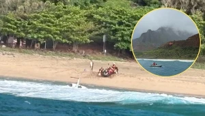 Katastrofa śmigłowca nad "parkiem jurajskim". Są ofiary i ranni