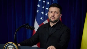 Prezydent Ukrainy Wołodymyr Zełenski