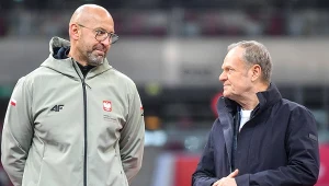 Jakub Rutnicki (z lewej) wystąpił... w lekkoatletycznych mistrzostwach Europy mastersów