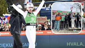 Poruszające sceny w Planicy, a potem to. Wymowny gest żony Stocha