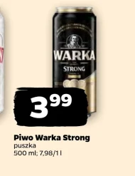 Piwo Warka Strong
