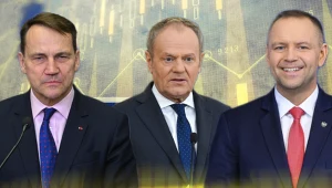 Sondaż zaufania do polityków. Nawrocki, Sikorski i Tusk na podium