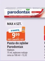 Pasta do zębów Parodontax