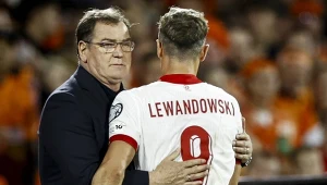 Selekcjoner Jan Urban i Robert Lewandowski, najlepszy snajper w kronikach kadry