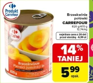 Brzoskwinie połówki Carrefour