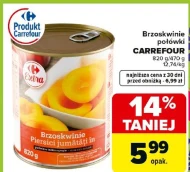 Brzoskwinie połówki Carrefour