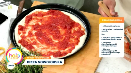 Pizza nowojorska w domowym wydaniu. Przepis krok po kroku