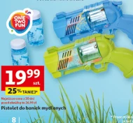 Pistolet do baniek mydlanych One Two Fun