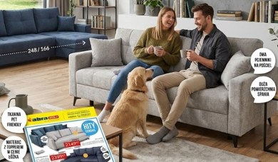 Sofa, narożnik czy wersalka? Przegląd najlepszych okazji z gazetki Abra