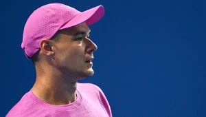 Trzeci set decydował w meczu Majchrzaka. Turniejowa "5" zagra o 1/4 finału