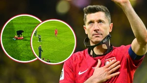 Sceny po meczu Szwecja - Polska