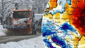 Intensywne opady śniegu w Zakopanem. W środę w tej części kraju będzie dalej sypać