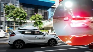 Masowa awaria robotaxi w Wuhan