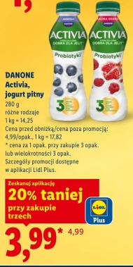 Jogurt pitny Danone