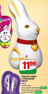 Zajączek czekoladowy Merci