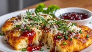 Placek zbójecki zrobisz z ziemniaków z dodatkiem tartego sera i oscypka