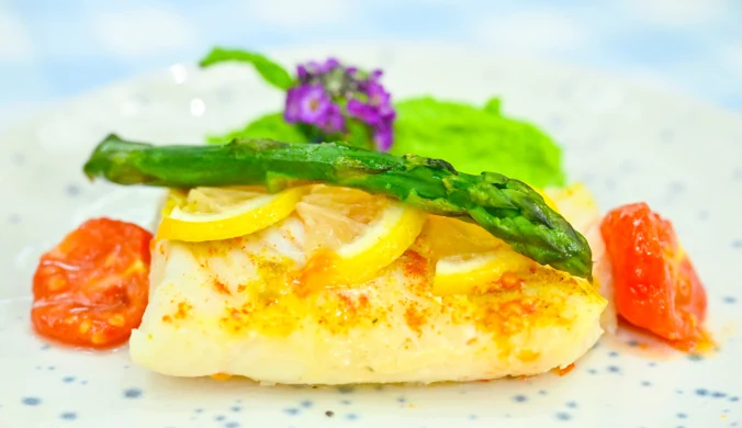 Pieczona polędwica z dorsza z przepisu Mateusza Gesslera