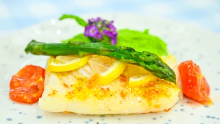 Pieczona polędwica z dorsza z przepisu Mateusza Gesslera