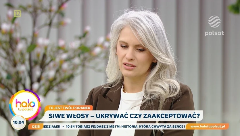 Dlaczego włosy siwieją i czy da się to opóźnić? Trycholożka wyjaśnia w "halo tu polsat"