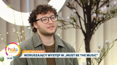 Tobiasz Fejdasz w "halo tu polsat"