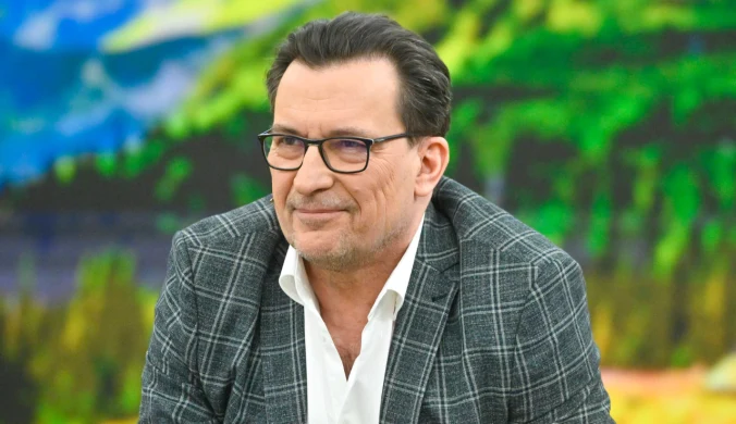 Dariusz Kordek w "halo tu polsat"
