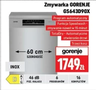 Zmywarka Gorenje