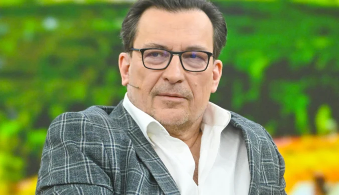 Dariusz Kordek w "halo tu polsat"