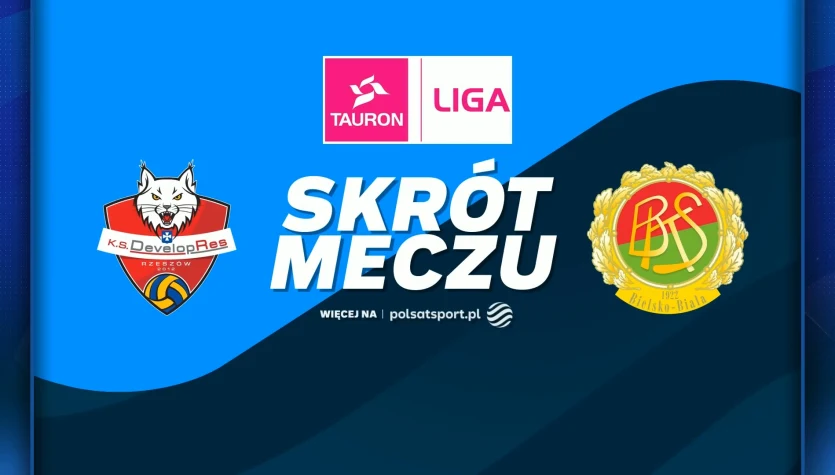 Developres Rzeszów - BKS Bostik ZGO Bielsko-Biała. Skrót meczu