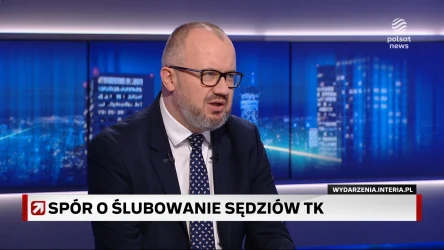 Prezydent przyjął ślubowanie tylko od dwóch sędziów TK. Bodnar w ''Gościu Wydarzeń'': Prezydent próbuje manipulować, uzurpować sobie władzę 