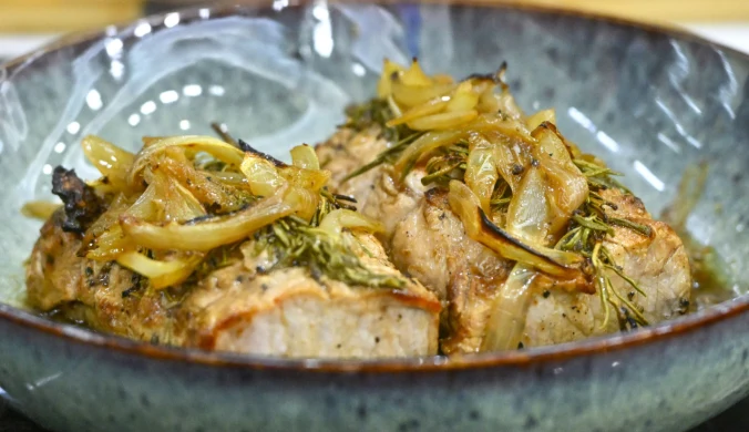 Krótko pieczony schab Jurka Sobieniaka